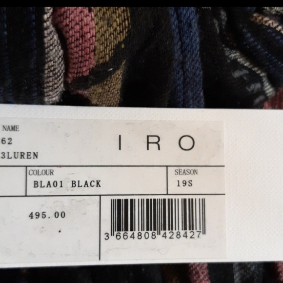 IRO One Shoulder Tiered Silk & Cotton Blend Mini Dress - Picture 14 of 16